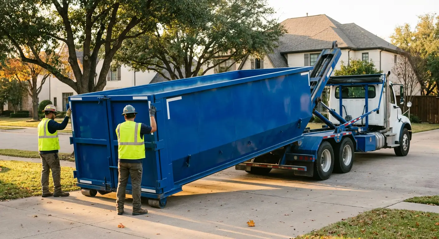 Roll-off dumpster rental service in Westminster