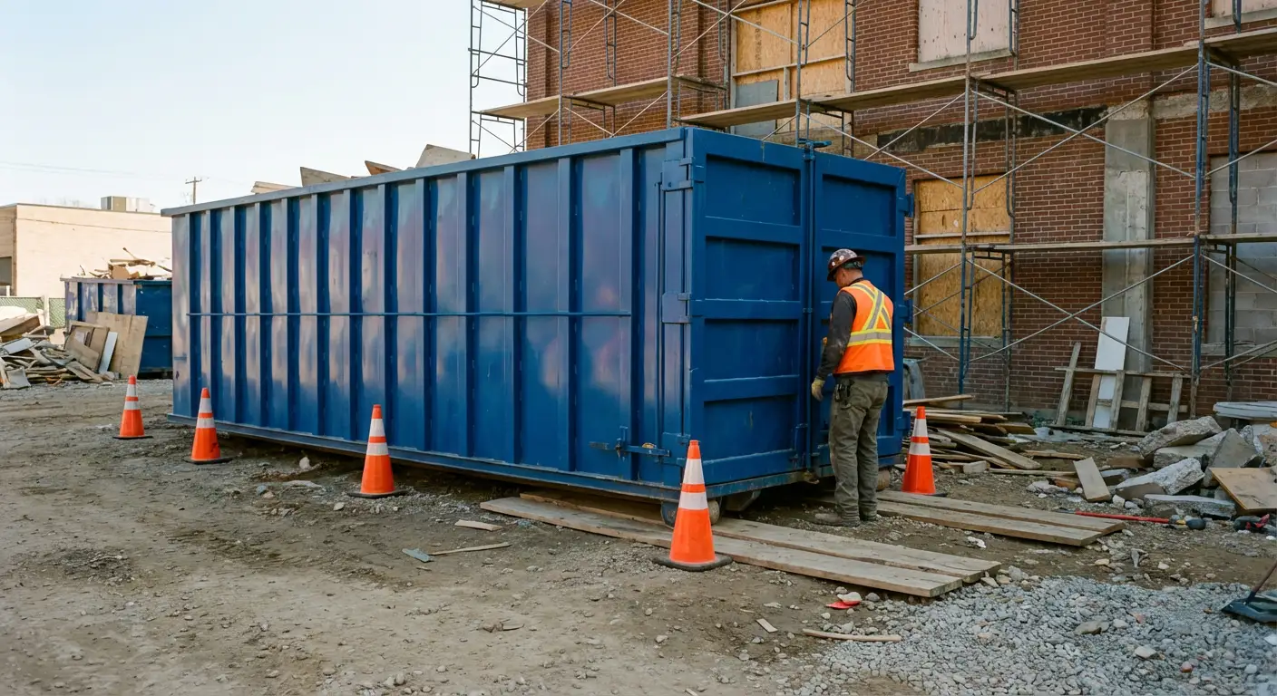 Safety inspection of dumpster placement site in Westminster, CO