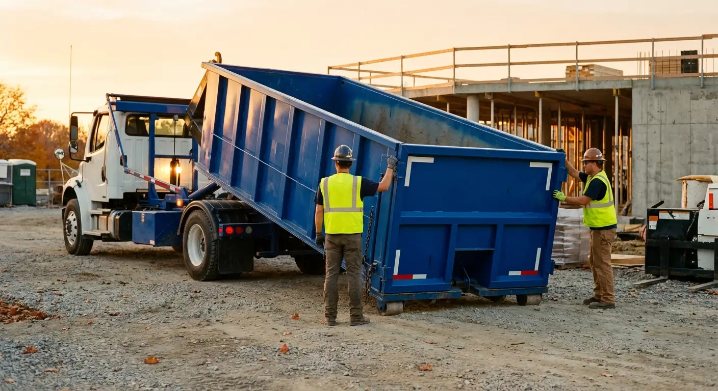 Commercial dumpster rental delivery in Westminster, CO