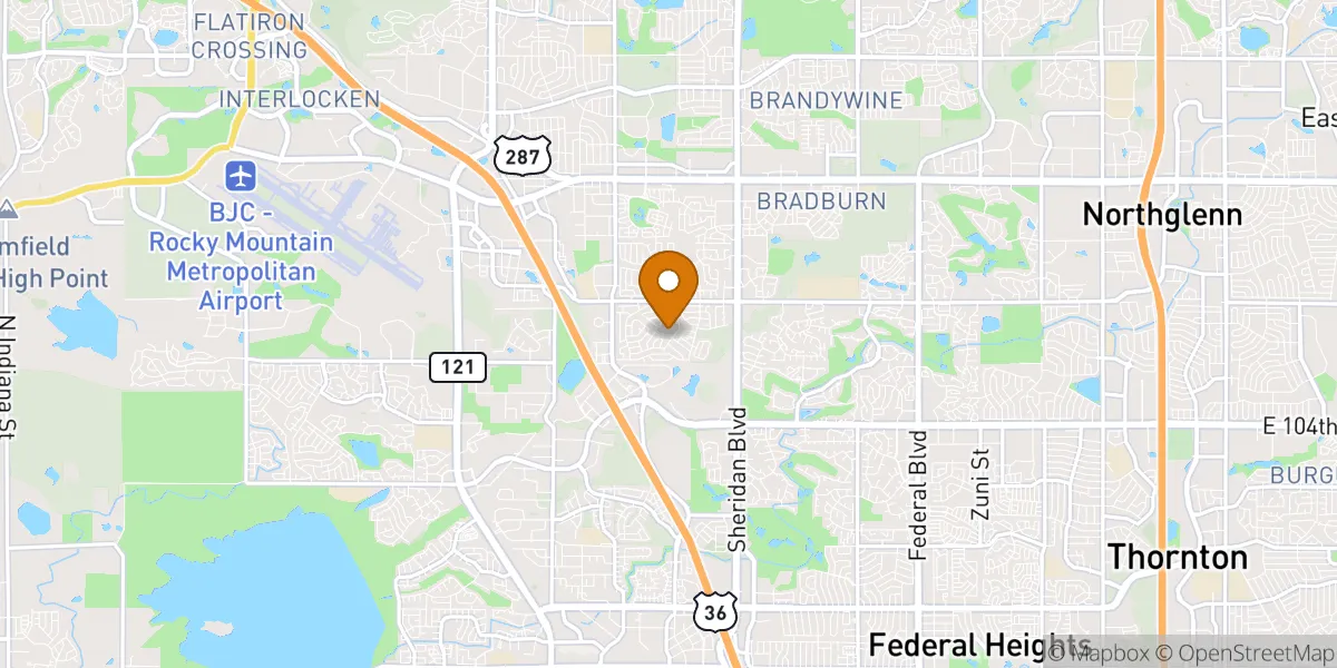  neighborhood map in Westminster, CO