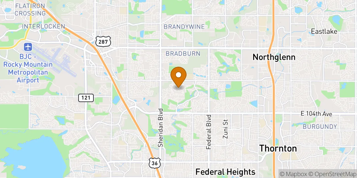  neighborhood map in Westminster, CO